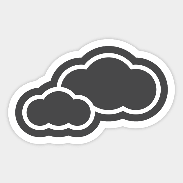 cloud Sticker by ABCSHOPDESIGN